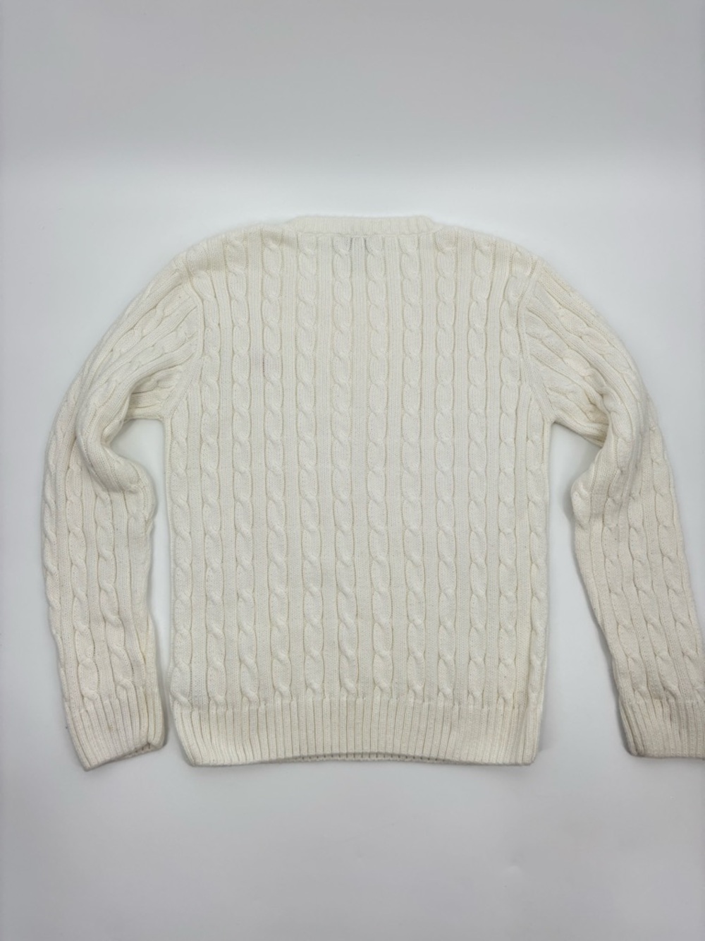 Lilly Pulitzer Sweater Vintage White Cable Knit - Picture 8 of 8